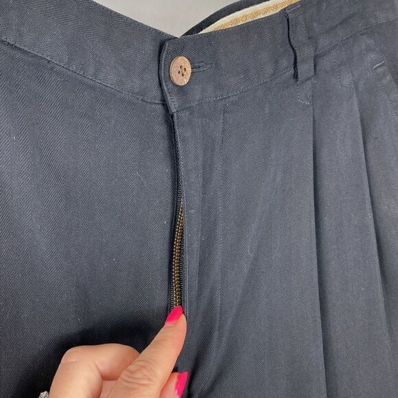 Joseph & Feiss Silk Black Classic Men’s Shorts size 34 - Picture 3 of 10